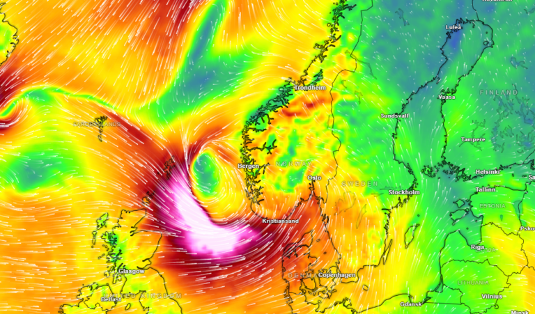 Uvær treffer Sør-Norge