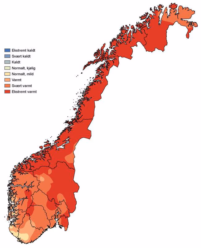Klimatologisk oversikt over vårsesongen (mars, april og mai) 2026.